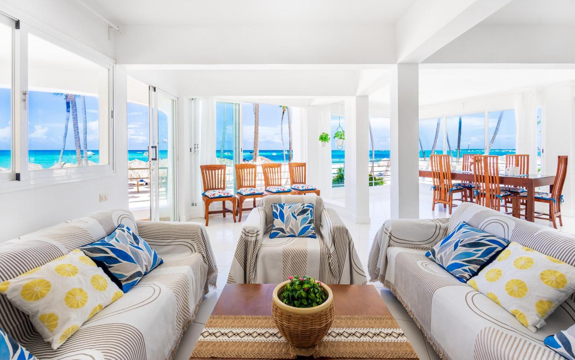 Prime Ocean View Punta Cana Apartments - 3-Bedroom Getaway With Private Terrace On Bavaro Beach Esterno foto